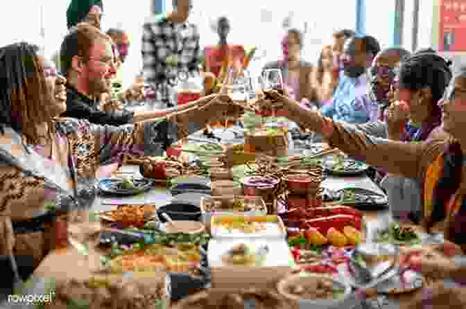 A Group Of Friends Laughing And Sharing A Meal Together Bill Bailey S Remarkable Guide To Happiness: THE FEELGOOD OF THE YEAR