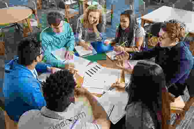 A Group Of People Of All Ages And Backgrounds Reading And Discussing The Book. The Cosmic Machine: The Science That Runs Our Universe And The Story Behind It