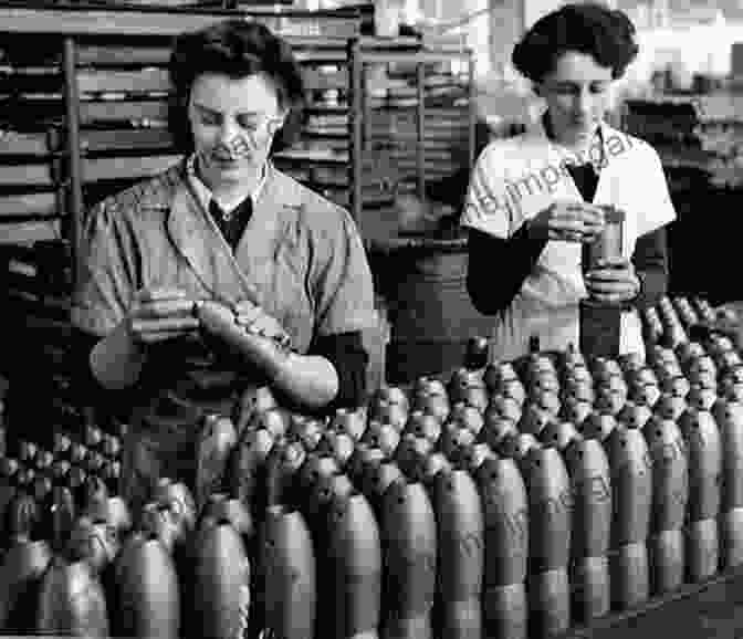 A Group Of Women In Factory Uniforms Working On A Bomb Bomb Girls: Trading Aprons For Ammo