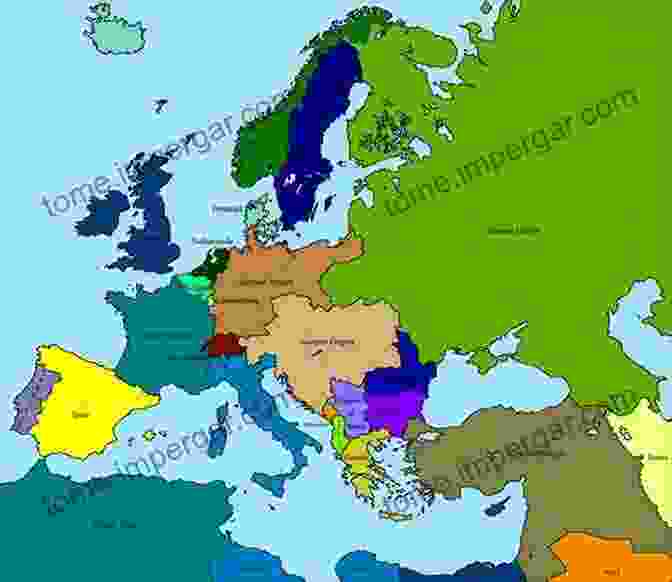 A Map Of Europe In 1914, With Germany Highlighted The Kaiser S U Boat Assault On America: Germany S Great War Gamble In The First World War