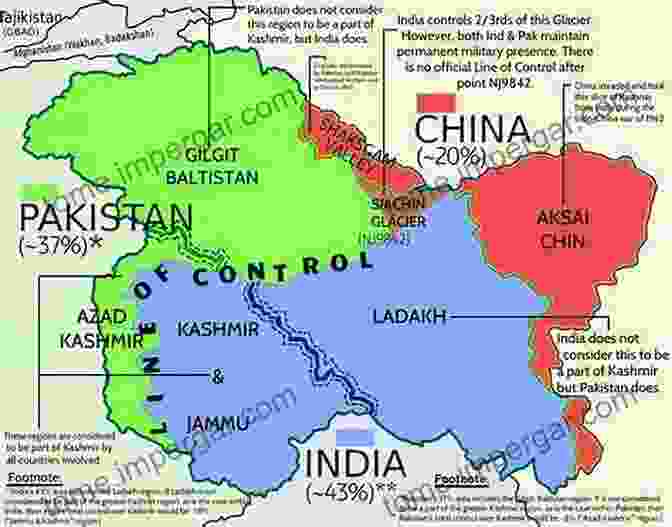 A Map Of The Kashmir Region, Highlighting The Disputed Territories Between India And Pakistan Homelands: Shifting BFree Downloads And Territorial Disputes