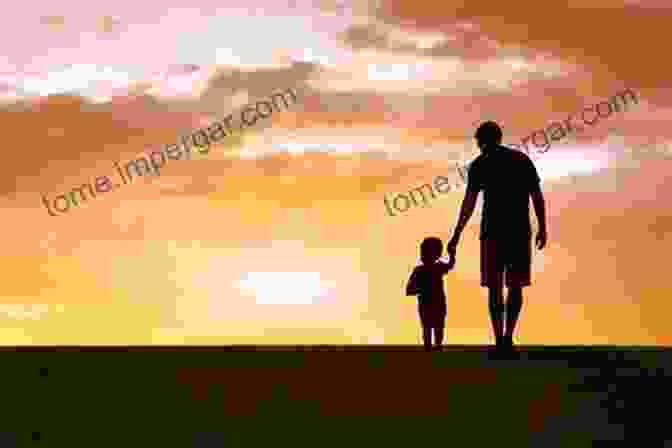 A Silhouette Of A Father And Son Walking Hand In Hand, With A Sunset In The Background Daddy S Boy Casey Watson