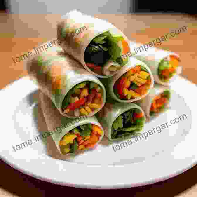 A Vibrant Spread Of Colorful Wrap Rolls, Showcasing The Diverse Fillings And Flavors Covered In The Book. Hello 250 Wrap Roll Recipes: Best Wrap Roll Cookbook Ever For Beginners Pork Roll Cookbook Egg Roll Cookbook Homemade Sausage Cookbook Sushi Roll Cookbook Spring Roll Cookbook 1