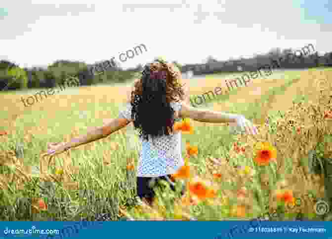 A Woman Strolls Through A Lush Green Field With Wildflowers In The Foreground. La Belle Saison Patricia Atkinson