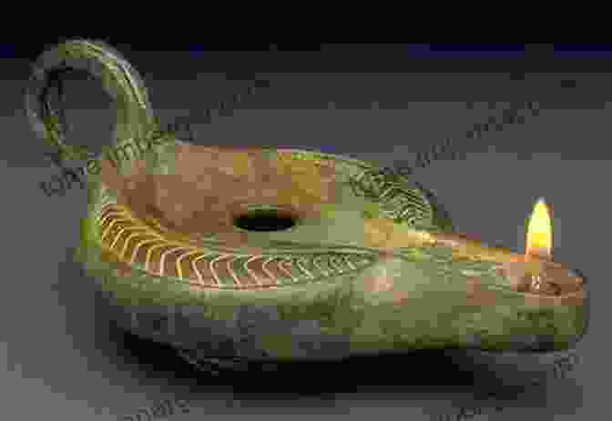 Ancient Egyptian Oil Lamp Made From Clay, Burning Animal Fat Or Vegetable Oil Sacred Flames: The Power Of Artificial Light In Ancient Egypt