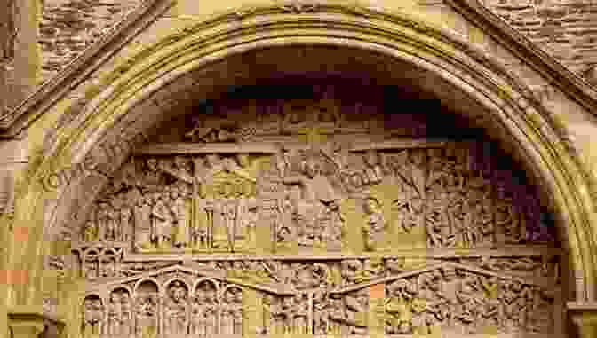 Close Up Of The Last Judgment Tympanum On The Facade Of The Abbey Church Of St. Foy At Conques, Showcasing The Intricate Details And Vivid Storytelling The Abbey Church Of St Foy At Conques: An Esoteric Perspective