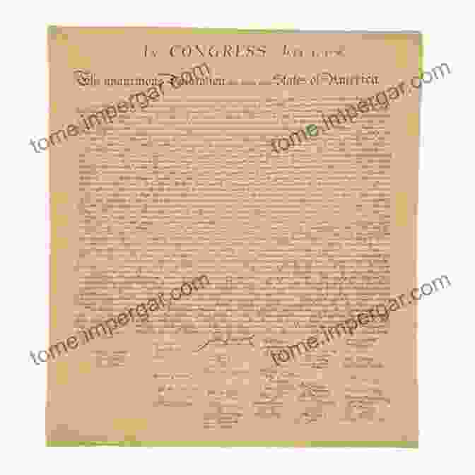 Declaration Of Independence Handwritten Parchment Declaration Of Independence Constitution Of The United States Of America Bill Of Rights And Constitutional Amendments