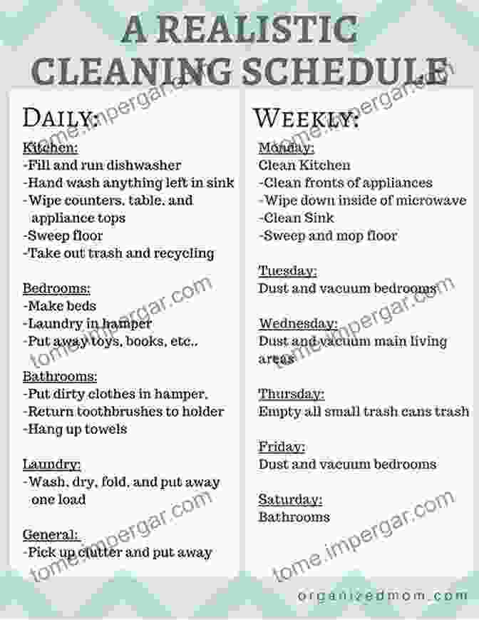 Image Of A Person Adjusting Their Cleaning Schedule House Of Havoc: How To Make And Keep A Beautiful Home Despite Cheap Spouses Messy Kids And Other Difficult Roommates