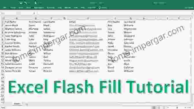 Let Excel Fill In Patterns With Flash Fill MrExcel LIVe: The 54 Greatest Excel Tips Of All Time