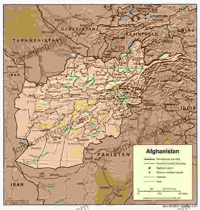 Map Of Afghanistan With Historic Landmarks Highlighted Afghanistan A New History