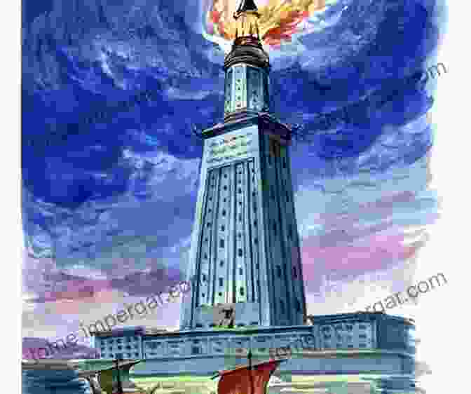 The Lighthouse Of Alexandria, A Technological Marvel That Guided Ships Into The Harbor Of Alexandria Seven Wonders Of The Ancient World