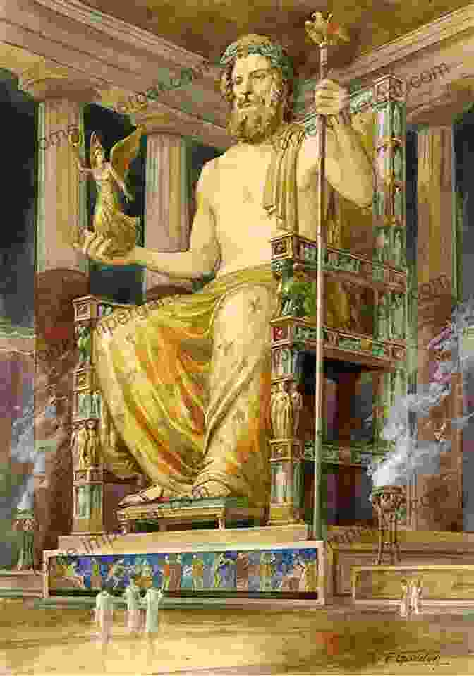 The Statue Of Zeus At Olympia, A Masterpiece Of Ancient Greek Sculpture Seven Wonders Of The Ancient World