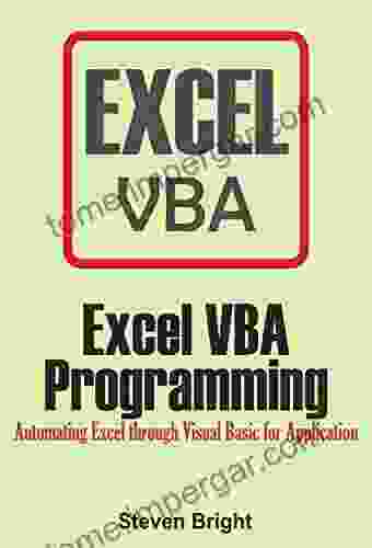 Excel VBA Programming: Automating Excel Through Visual Basic For Application